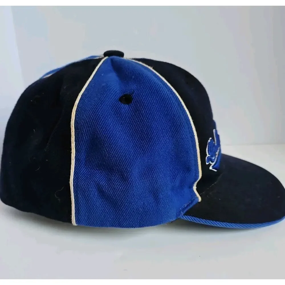 Vintage Los Angeles Dodgers LA Magic Multifit Hat Blue Color Block Baseball Cap